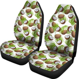 Coconut Pattern Print Design 04 Universal Fit Car Seat Covers