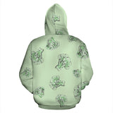 Broccoli Sketch Pattern Men Women Pullover Hoodie