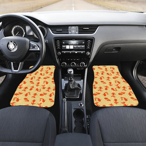 Goldfish Pattern Print Design 02 Front Car Mats