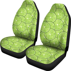Slices Of Lime Pattern Universal Fit Car Seat Covers