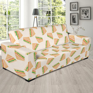 Sandwich Pattern Print Design 01  Sofa Slipcover