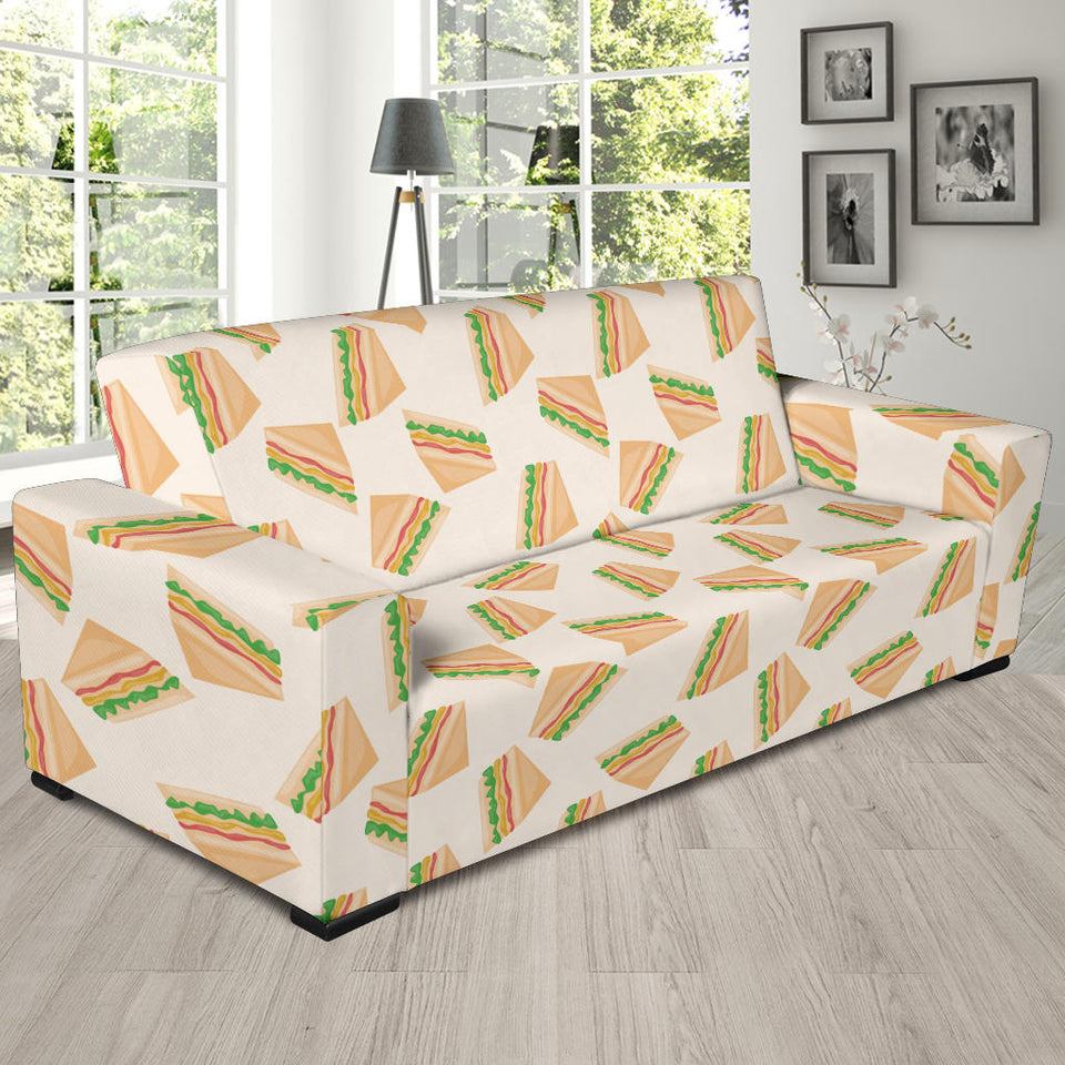 Sandwich Pattern Print Design 01  Sofa Slipcover