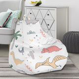 Cute Cartoon Dinosaurs Tree Pattern Bean Bag Cover