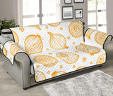 hand drawn onion pattern Sofa Cover Protector