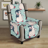 Cute Penguin pattern Chair Cover Protector