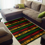 Canabis Marijuana Weed Pattern Print Design 04 Area Rug