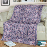 Indian Batik Style Pattern Premium Blanket