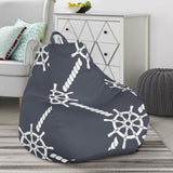 Nautical Steering Wheel Rope Pattern Bean Bag Cover