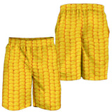 Corn Pattern Print Design 04 Men Shorts