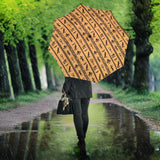 Egypt Hieroglyphics Pattern Print Design 02 Umbrella