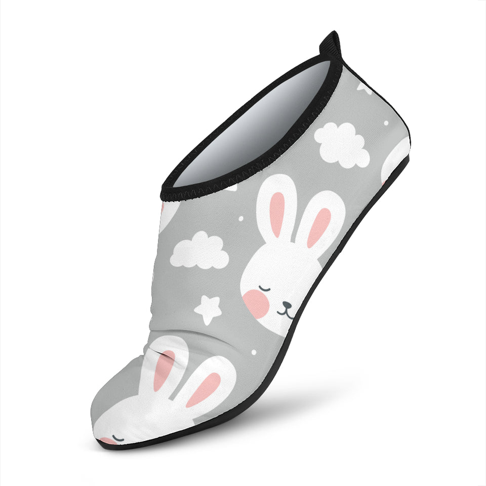 Rabbit Cloud Pattern Aqua Shoes