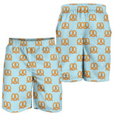 Pretzels Pattern Print Design 03 Men Shorts