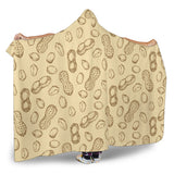 Hand Drawn Peanuts Pattern Hooded Blanket