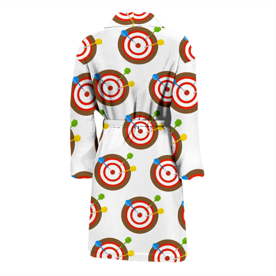 Darts Pattern Print Design 04 Men's Bathrobe