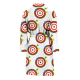 Darts Pattern Print Design 04 Men's Bathrobe