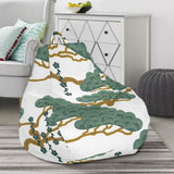 Bonsai Red Sun Japanese Pattern Bean Bag Cover