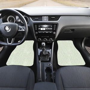 Cucumber Pattern Background Front Car Mats