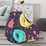 Colorful Donut Glaze Pattern Bean Bag Cover