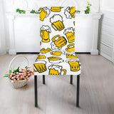 Beer Design Pattern Dining Chair Slipcover