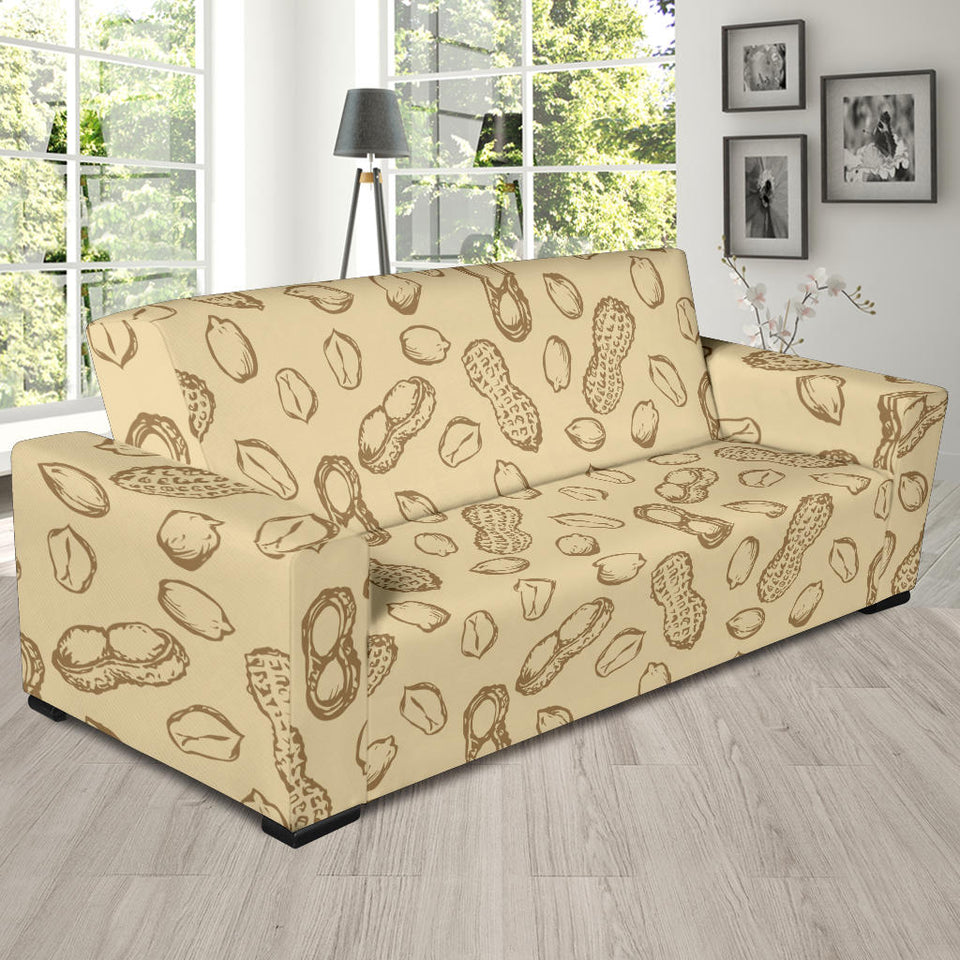 Hand Drawn Peanuts Pattern Sofa Slipcover