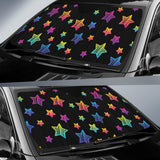 Colorful Star Pattern Car Sun Shade