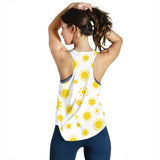 Sun pattern Women Racerback Tank Top
