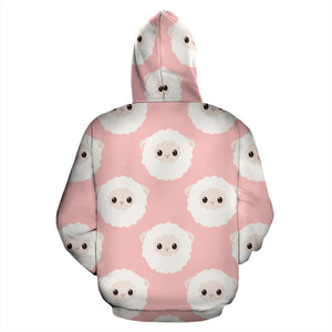 Cute Sheep Pattern Men Women Pullover Hoodie