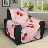 cherry pattern pink background Recliner Cover Protector
