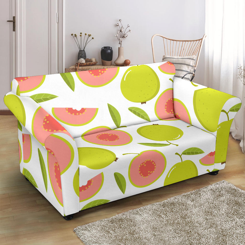 Guava Pattern Loveseat Couch Slipcover