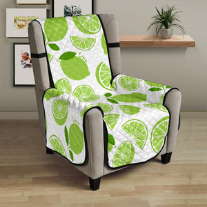 Lime design pattern Chair Cover Protector