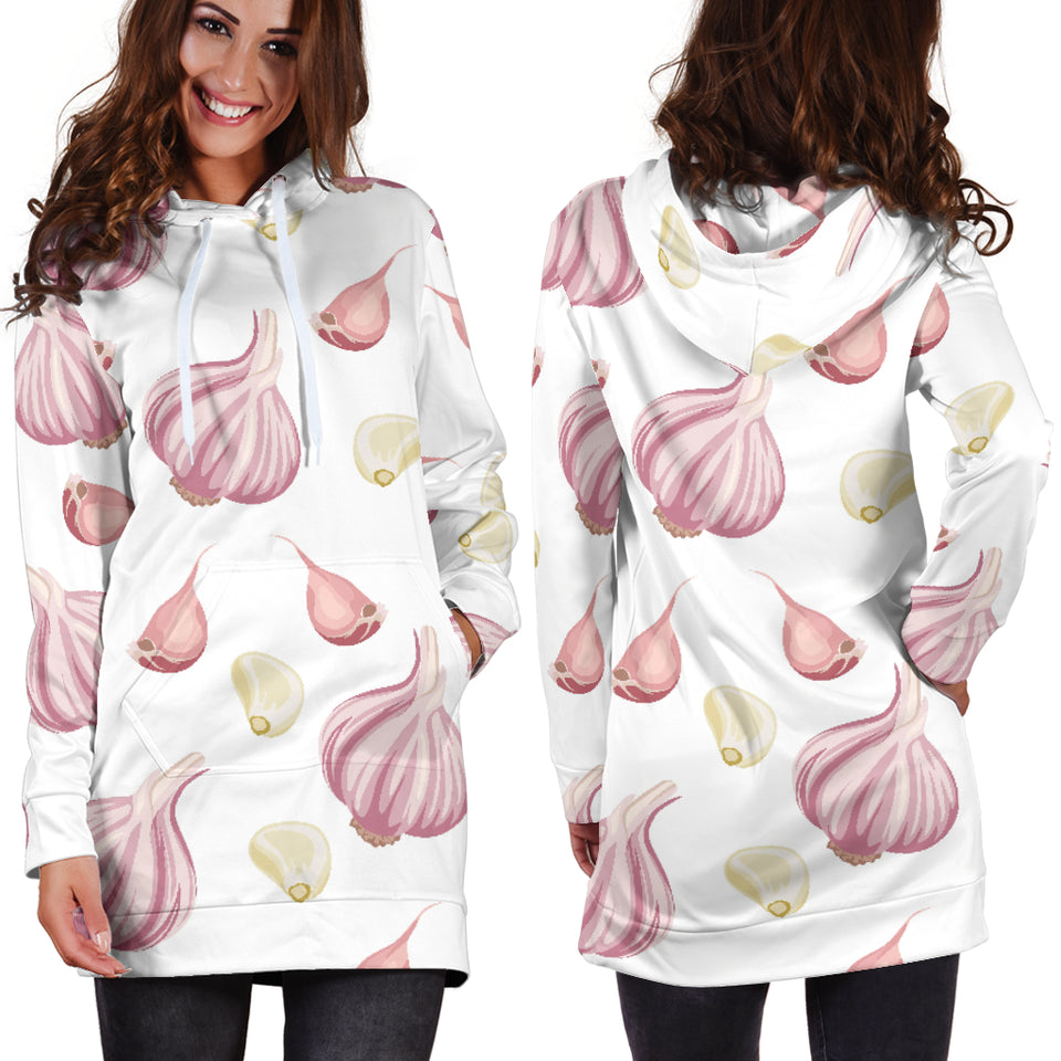 Garlic Pattern Women'S Hoodie Dress