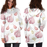 Garlic Pattern Women'S Hoodie Dress