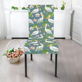 Pelican Pattern Print Design 04 Dining Chair Slipcover