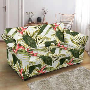 Heliconia Pattern Loveseat Couch Slipcover