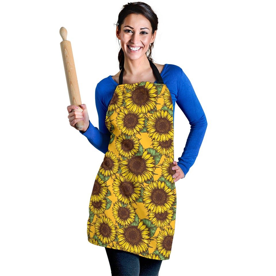 Sunflower Pattern Adjustable Apron