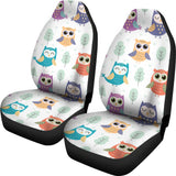 Cute Owl Pattern Universal Fit Car Seat Covers