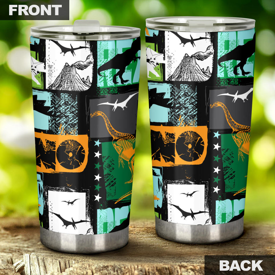 Dinosaurs Print Pattern Tumbler
