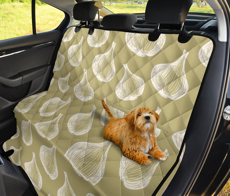 Garlic Design Pattern Dog Car Seat Covers