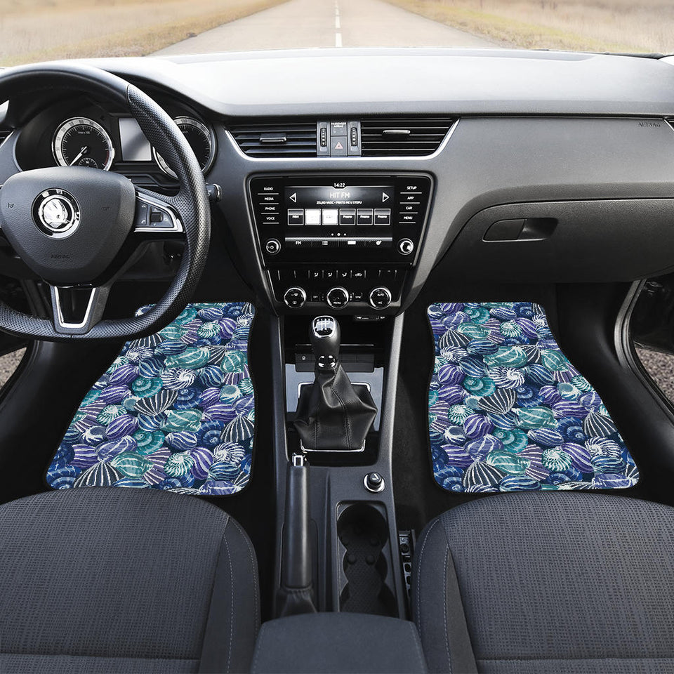 Shell Design Pattern Front Car Mats