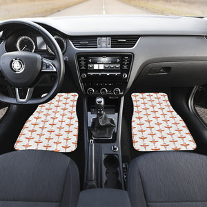 Sausage Pattern Print Design 05 Front Car Mats