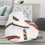 Boomerang Australian Aboriginal Ornament Pattern Bean Bag Cover