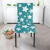Vintage Star Pattern Dining Chair Slipcover