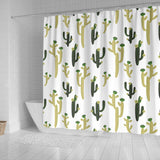 Cute Cactus Pattern Shower Curtain Fulfilled In US