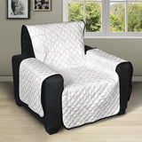arabic white pattern Recliner Cover Protector