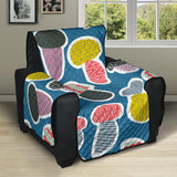 Colorful mushroom design pattern Recliner Cover Protector