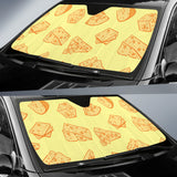 Cheese Design Pattern Car Sun Shade