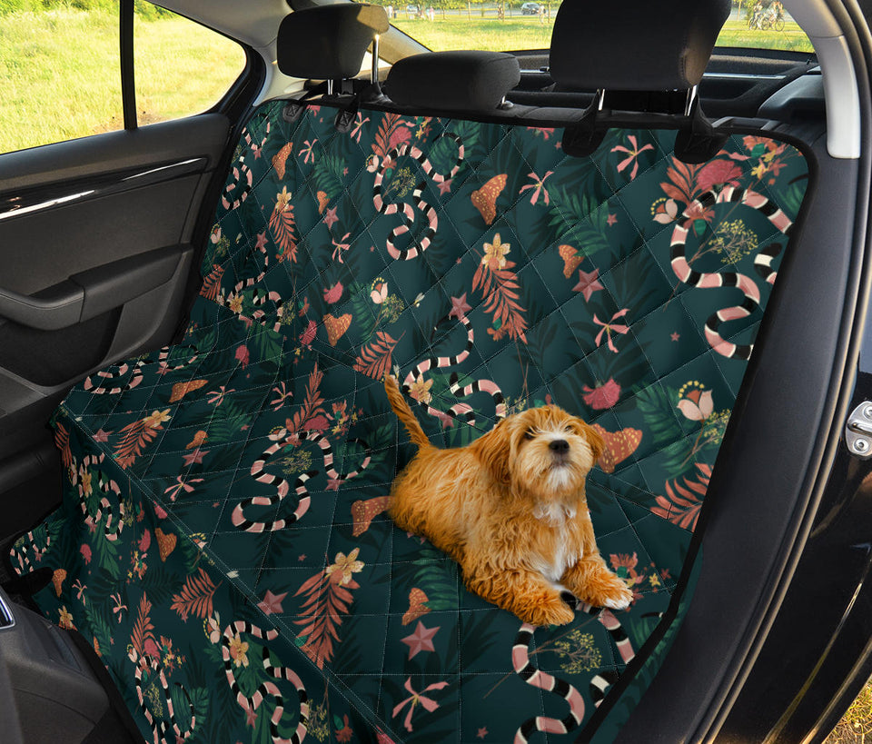 Snake Forest Pattern Dog Car Seat Covers