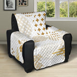 Beautiful gold japanese pattern Recliner Cover Protector