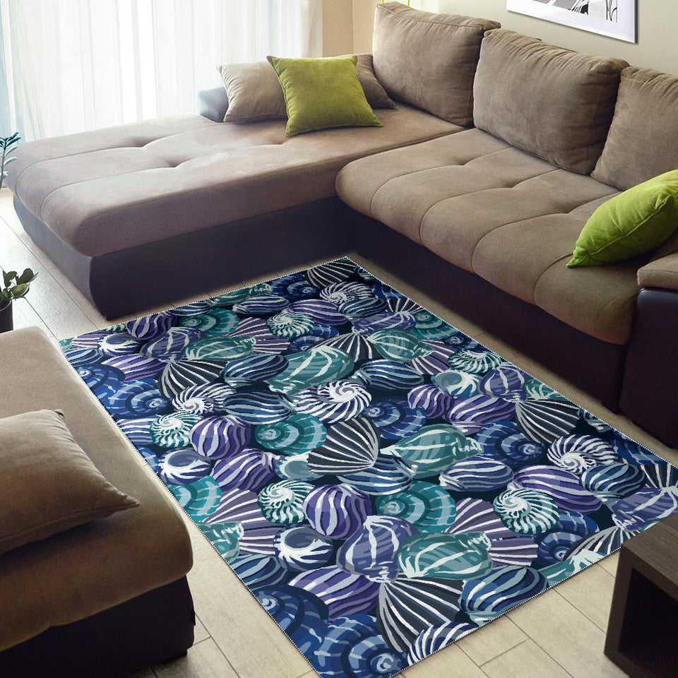 Shell Design Pattern Area Rug