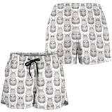 Hippopotamus Pattern Print Design 05 Women Shorts